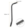 thumbnail image 2 of Uxcell Line-Up Pry Bar 10" Length 0.5" Rod Dia Hexagonal Steel Crowbar Sleever Bar with 90° Head, 2 of 6