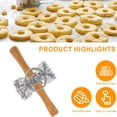 thumbnail image 7 of Vestitly Donut Cutter Roller Round Shape Donut Cookie Cutter 6 Cut Revolving Donut Maker Stainless W Handle Revolving Donut Cutter Maker Dough Baki Biscuit Moulds, 7 of 7