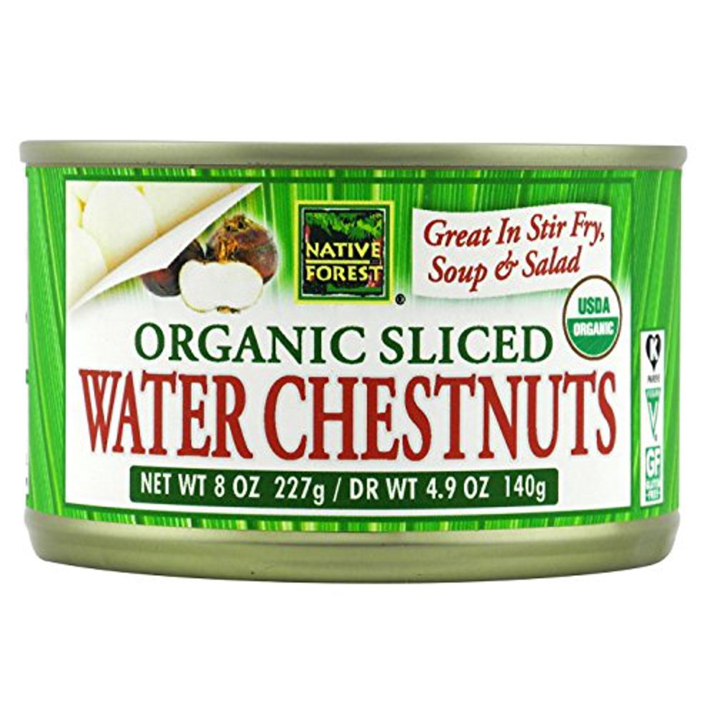 Native Forest Organic Sliced Water Chestnuts, 8 Ounce Cans (Pack of 6