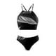 thumbnail image 2 of Bikini Trajes de Baño de Mujer Encaje Bikini con Falda Larga de Gasa, Traje de Baño de Tres Piezas para la Playa, 2 of 4