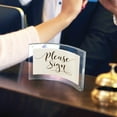 thumbnail image 4 of Curved Magnetic Acrylic Sign Holder 6"W X 4"H, 2-Pack, 4 of 4