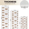 thumbnail image 4 of White Highland Cow Floral Pattern Kitchen Rugs Sets Of 3,Kitchen Runner Rugs Non Skid Washable,Decorative Kitchen Floor Mats for Kitchen,Sink,Laundry,17"x30"+ 17"x47" + 17"x59", 4 of 6