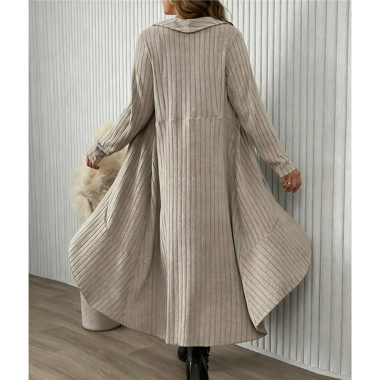 knee length dresses for ladies Bordeaux Knit Midi & Cardigan Set – Cozy & Chic M main image 1