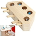thumbnail image 4 of Juguete De Ratón Para Cazar Gatos, Juguete Interactivo De Madera Y Silicona Resistente A Las Mordeduras Para Juegos De Rompecabezas Para Hacer Ejercicio, 4 of 7