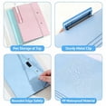 thumbnail image 7 of Clipboard Folder, A5 Foldable Clipboard with Vertical Clip, 360 Degree Foldable Binder Clipboard with Strap, File Cover Work Folder Clipboard for Business Meetings, Lecture, Offices,Blue, 7 of 7