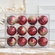 thumbnail image 1 of Adorno Navideño de Anciano, Colgante de Árbol de Navidad con Bolas Pintadas, 12 Juegos de Bolas Decorativas Navideñas, 1 of 6