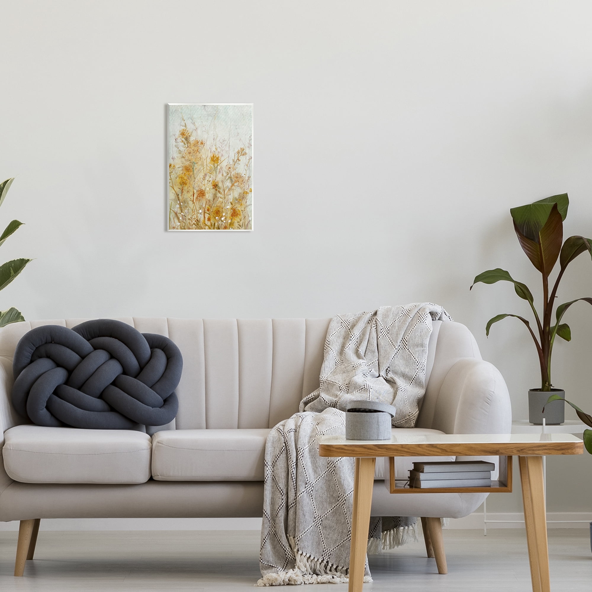 Stupell Industries Abstract Wildflowers Blooming Botanical & Floral Painting Unframed Art Print Wall Art