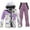 Purple, variant on Men's Jacket and Pants Set Insulated Waterproof Waterproof Snowboard Snowsuits for Snow Sport