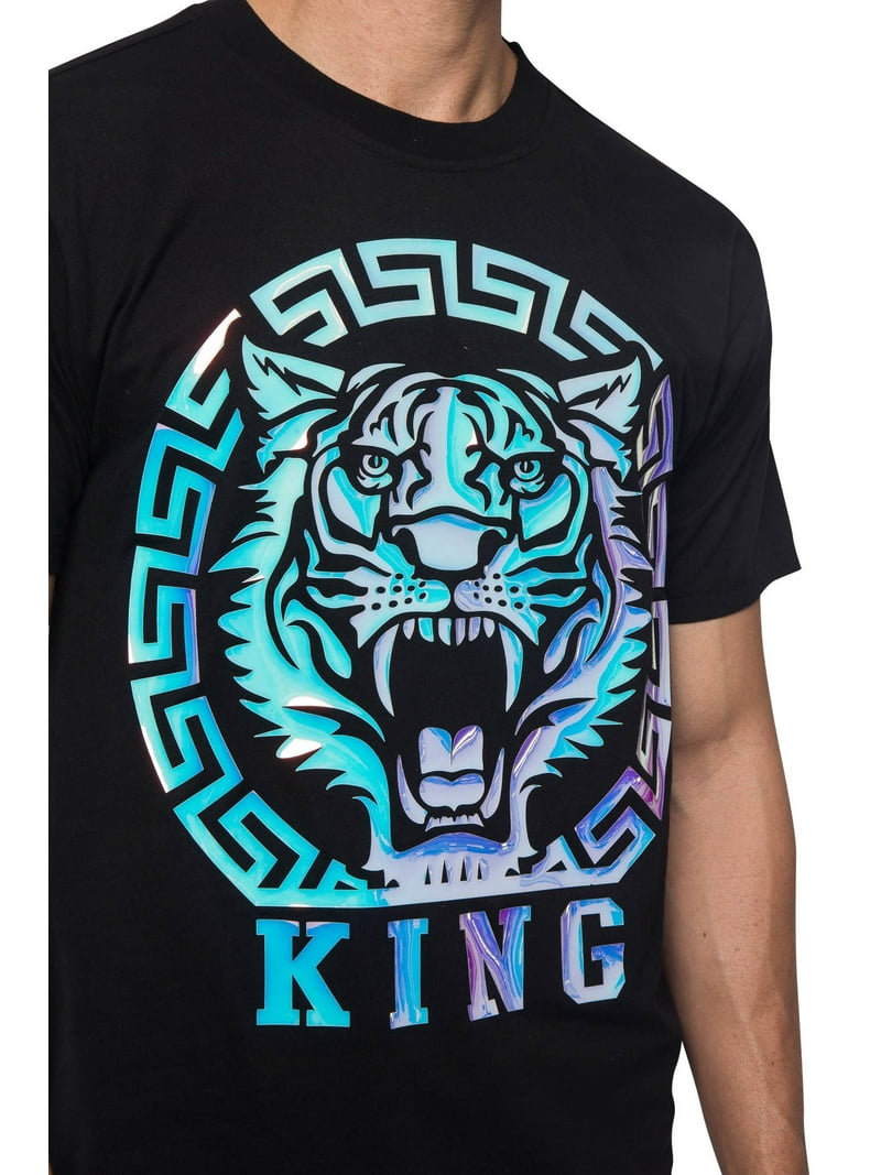 Victorious Men's Iridescent Print Graphic Tee, Up to 5X - Walmart.com