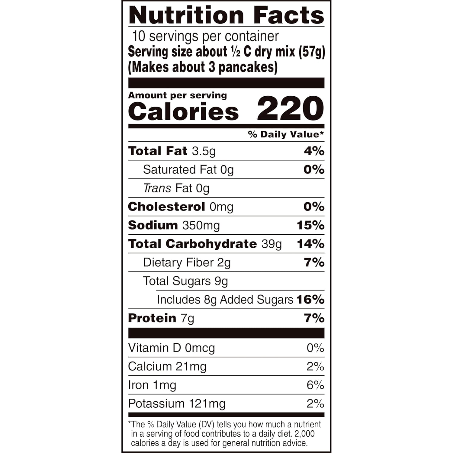(Pack of 6) Hidden Harvest Pancake Mix Original 20 Oz