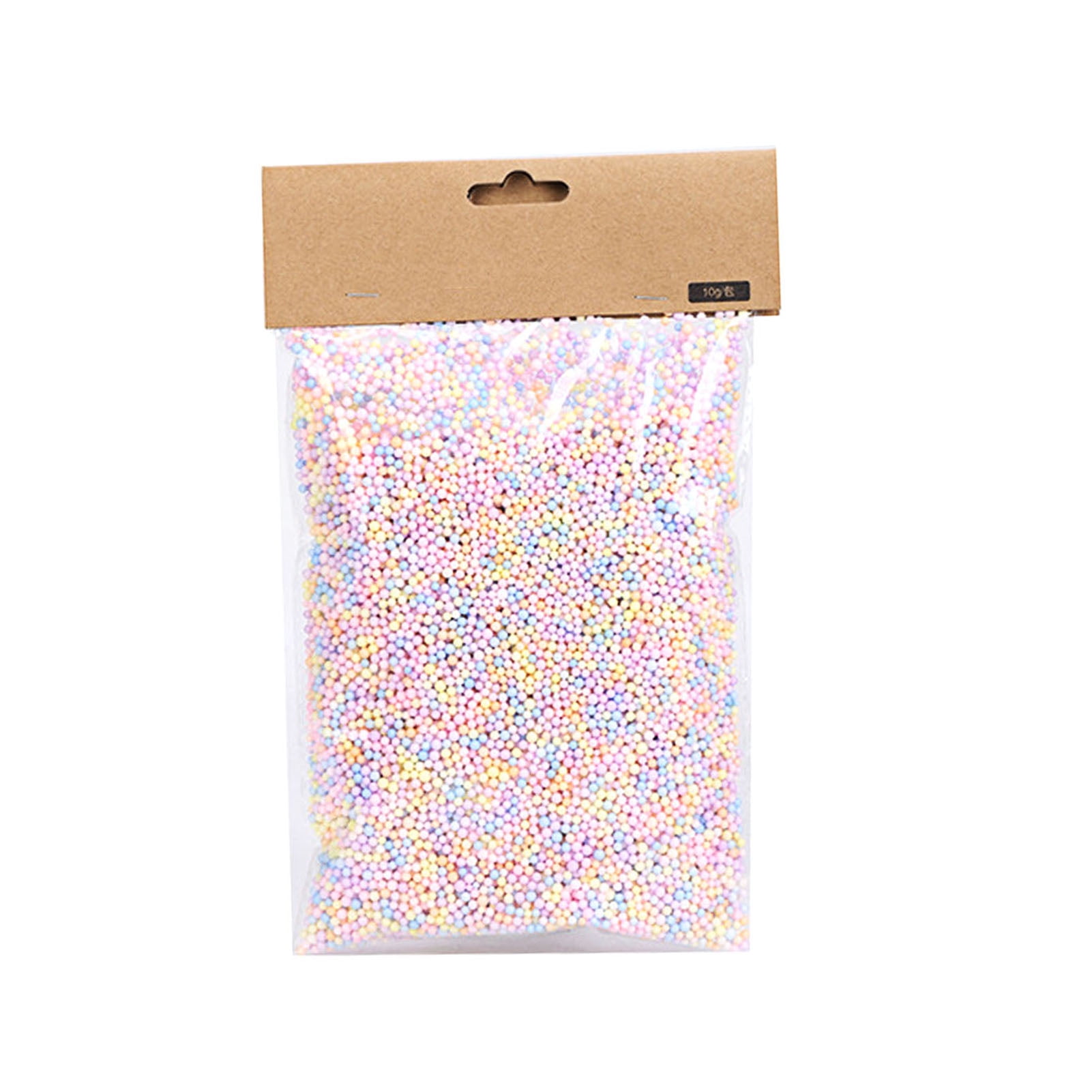 zjtoys colorful macarons foam beads polystyrene
