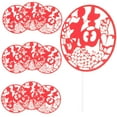 thumbnail image 5 of PAMINGONO Theme Parties Cake Toppers Red Paper 20Set 3.5x3.5in, 5 of 8