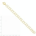 thumbnail image 3 of Real 14kt Yellow Gold Circle Chain Chain Bracelet Chain Bracelet; 7.5 inch; for Adults and Teens; for Women and Men, 3 of 3