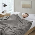 thumbnail image 5 of Woolrich Burlington Berber Blanket, Twin, Grey, 5 of 7