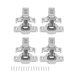 thumbnail image 3 of Bisagra Para Puerta De Muebles, Bisagras Hidráulicas Duraderas Universales Con Tornillos Para Gabinete Para El Hogar Para Armario Para Dormitorio Para Cocina Para Armario EOTVIA No, 3 of 7