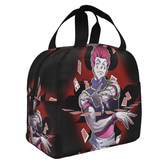 Hunter X Hunte Lunch Bag Insulated Lunch Box Reusable Cooler Cartoon Lunch Tote Bag Picnic Travel Office