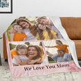 thumbnail image 3 of Custom Blanket with Picture, Personalized Fathers Day Dad Gifts from Daughter, Customized Blanket for Dad, Custom Throw Blankets with Photos, Customized Birthday Giftsn Blankets, 3 of 5