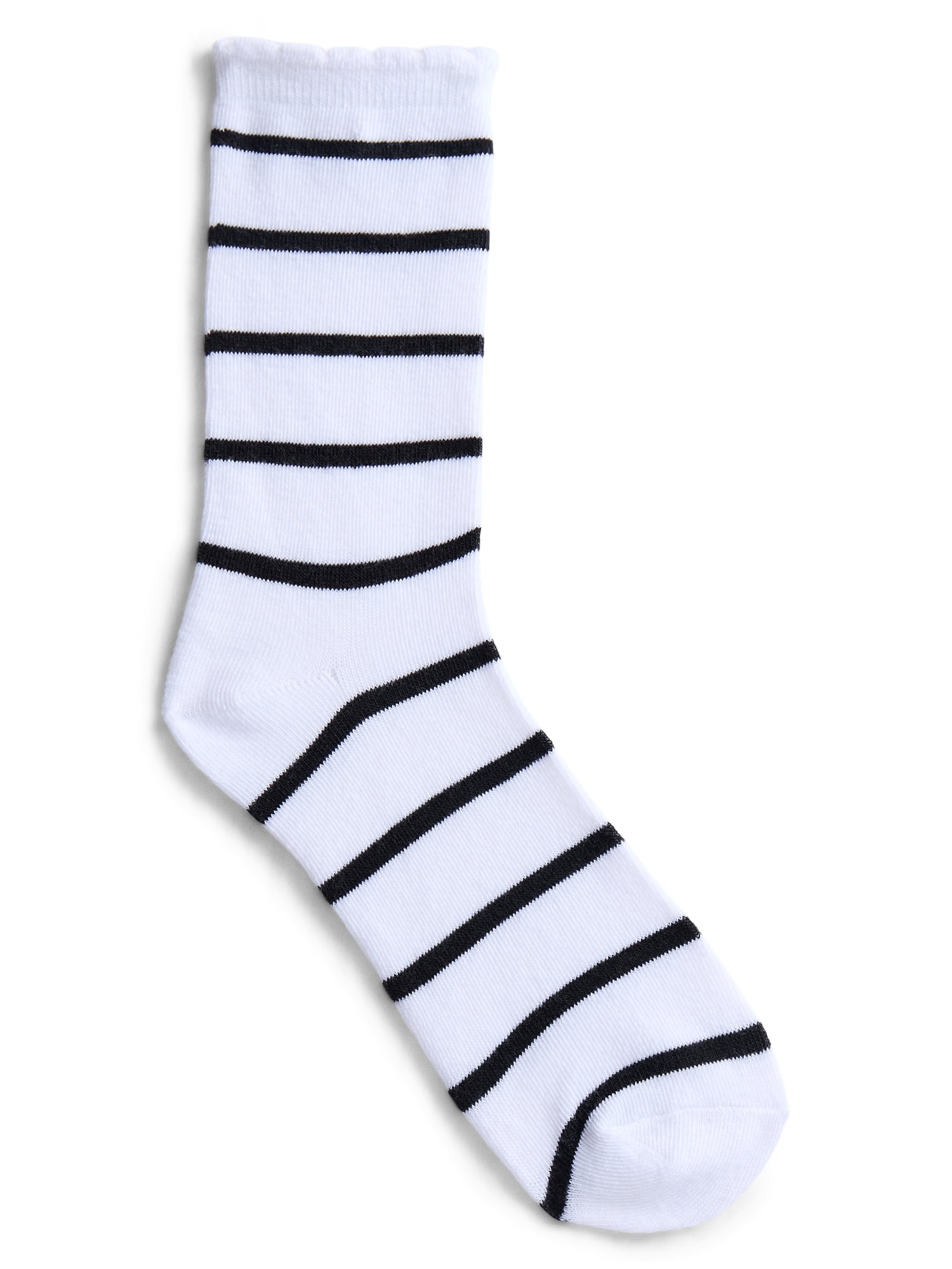 Joyspun Women’s Crew Dress Socks, 6-Pack, Shoe Sizes 4-10