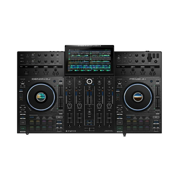 Sistema Pro 4 Deck de DJ Denon PRIME4 PLUS negro 60.6x25.6x89.5