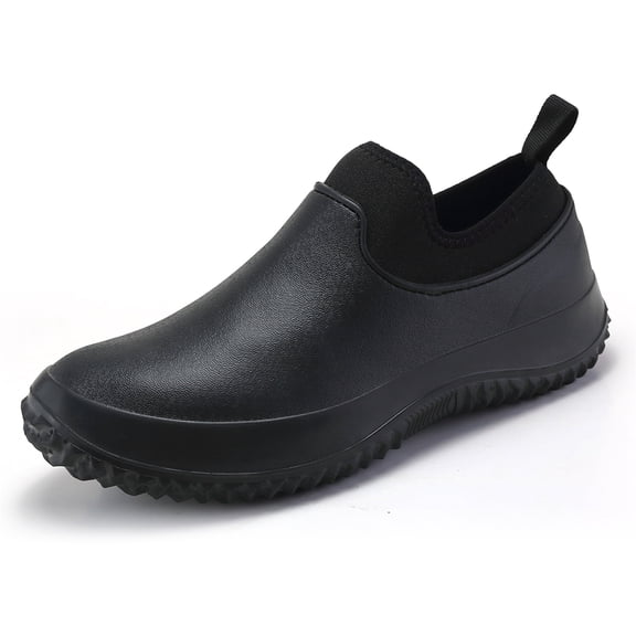 YOURDIARY Mens Chef Shoes Skid-Resistant Waterproof Work Shoes Lightweight Kitchen Shoes