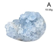 Natural Beautiful Celestite Crystal Cluster Sky Blue Specimen Mineral K6 .Prof E0X8