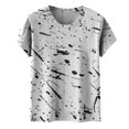 thumbnail image 4 of IROINNID Womens Summer Casual Printed Round Neck Fashion T-Shirt, 4 of 4