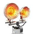 thumbnail image 1 of Calefactor a propano QIOMALA de 30,000 BTU con doble cabezal para exteriores, 1 of 7