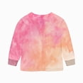 thumbnail image 5 of Toddler Girl Fall Outfits 24 Months 2T 3T 4T 5T 6T 7T Toddler Baby Girl Fall Winter Clothes Tie-dye Long Sleeve Pullover Sweatshirts Jogger Pants Hot Pink Size 6-7 Years, 5 of 9