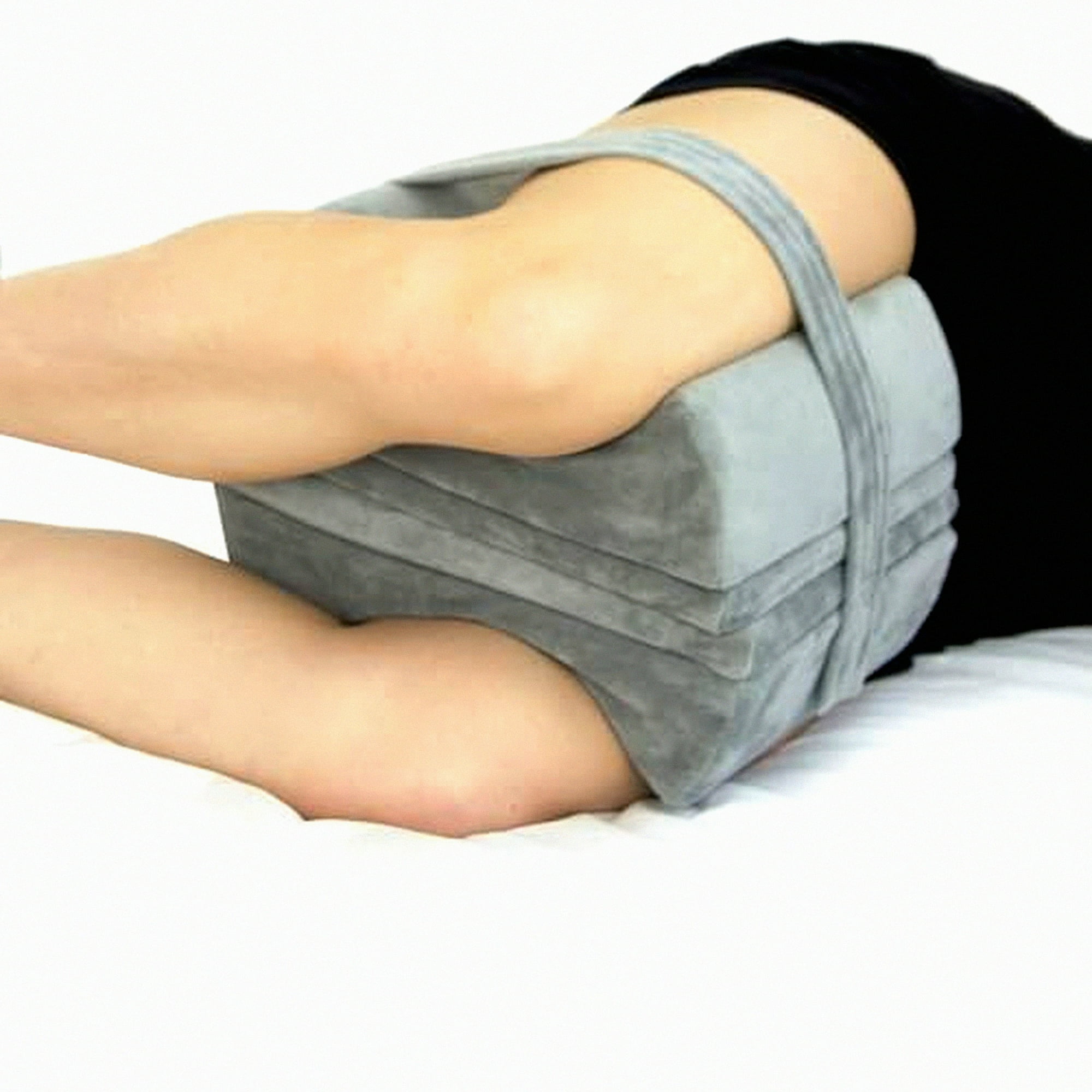 OrthoSleep Memory Foam Knee Hip Leg Pillow Customizable Thickness for Side Sleepers Lower Back Pain Sciatica Relief Orthopedic Support for Better Sleep Walmart