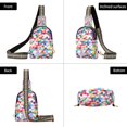 thumbnail image 7 of FORMRS Womens Crossbody Sling Bag Travel Daypack Shoulder Chest Backpack, Blue Colorful Circles, 7 of 7