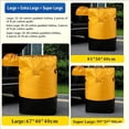 thumbnail image 4 of Large Capacity Waterproof Luggage Bag, Heavy Duty Woven Storage Bag for Travel, Durable Thickened Packing Bag for Clothes Shoes Accessories, 4 of 9