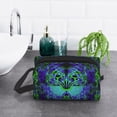 thumbnail image 6 of XMXT Large Capacity Makeup Bag, Death Tribe Skull Purple Print Storage Bags Travel Toiletry Cosmetic Bag for Women Men, 6 of 9