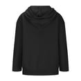 thumbnail image 6 of Women's Oversized Hoodies Sweatshirts Pullovers Long Sleeve Fleece Sweater with Pocket Loose Fit Casual Daily Wear Loungewear Streetwear Travel Fashion Essential Gift for Women, 6 of 8