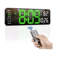 thumbnail image 1 of Reloj De Pared Digital Led Decorativo Con Termómetro Alarmas negro, 1 of 5