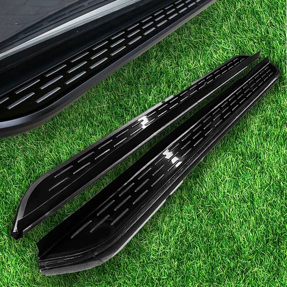 2Pcs Fit for Chevrolet Chevy Blazer 2019-2026 Running Board Aluminium Side Step Nerf Bar (with Brackets) Black