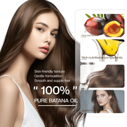 Batana Oil For Hair Strength & Shine, Cold-Pressed Blend With Rosemary & Pumpkin Seed Oils, Gentle Scalp Care
