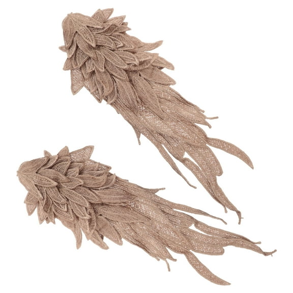 PTOOTP Floral Embroidery Lace Trim Artistic Embroidery Polyester 1 Pair