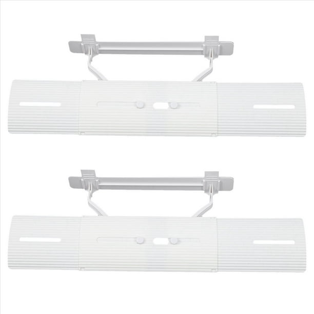 2 cubiertas ajustables para aire acondicionado, parabrisas, deflector de aire acondicionado, guía de viento