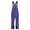 Purple, variant on Ski Snow Bibs Pants for Men Women Insulated Water Resistant Overalls Winter Adjustable Snowboarding Pants
