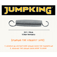 thumbnail image 3 of Jumpking Heavy Duty Trampoline Springs 5-inch for Trampolines, Stainless Steel Trampoline Replacement Springs (set of 50), 3 of 3