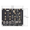 thumbnail image 5 of for 5 PCIe to 4-CH M.2 NVMe Adapter Board (EU), 5 of 5