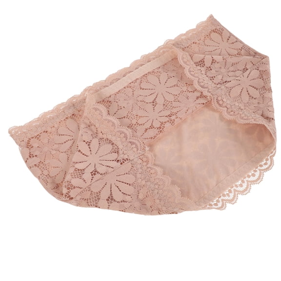 HONMEET Lace Bandeau Top for Women 1Pack Beige Tube Top for Casual Wear