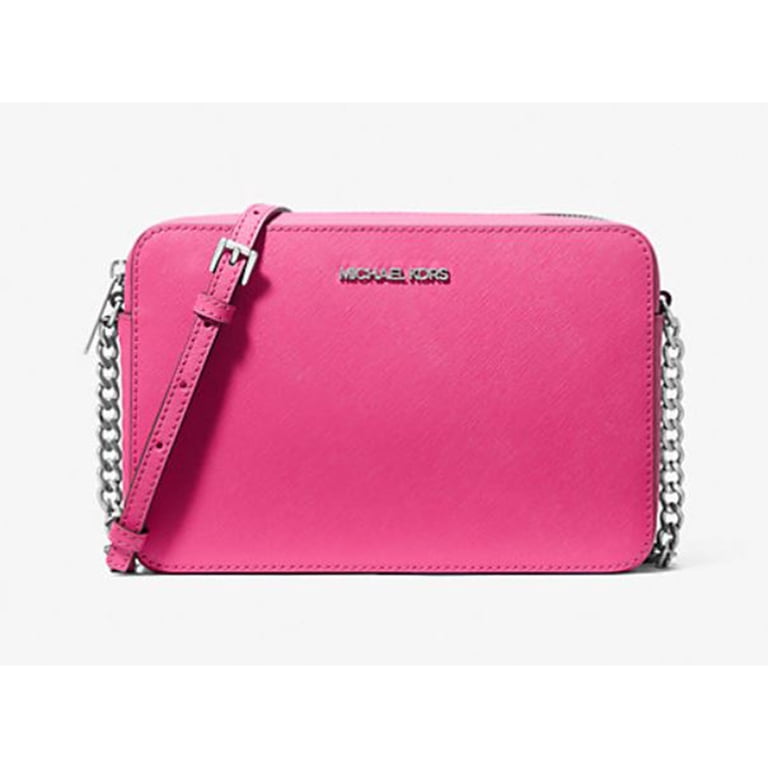 Michael Kors Women's Jet Set Crossbody Bag, Large, Saffiano