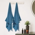 thumbnail image 4 of REGALWOVEN Bath Towels Set Pack of 2, Soft Highly Absorbent Bath Towels Quick Drying Towels for Body Blue-2 28' x 56', 4 of 8