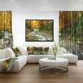 thumbnail image 3 of Designart - Cascade Forestière avec Arbres Jaunes - Impression sur Toile Encadrée Paysage Grand, 3 of 4
