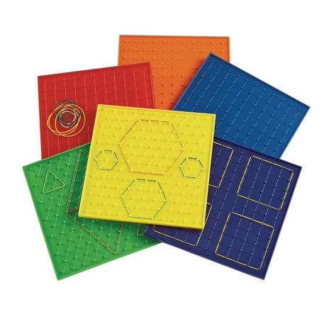 UPC: 0191487108003 | Excellerations 9 Geoboards – Set of 6