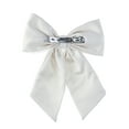 thumbnail image 3 of Time and Tru Bow Barrette, Ivory, 3 of 3