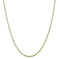 thumbnail image 1 of 10K Yellow Gold necklace Rope chain Diamond-cut 20 in 1.8 mm, 1 of 5