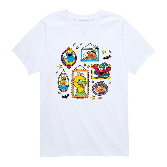 Sesame Street - Halloween Character Frames - Toddler Boys Short Sleeve Graphic T-Shirt