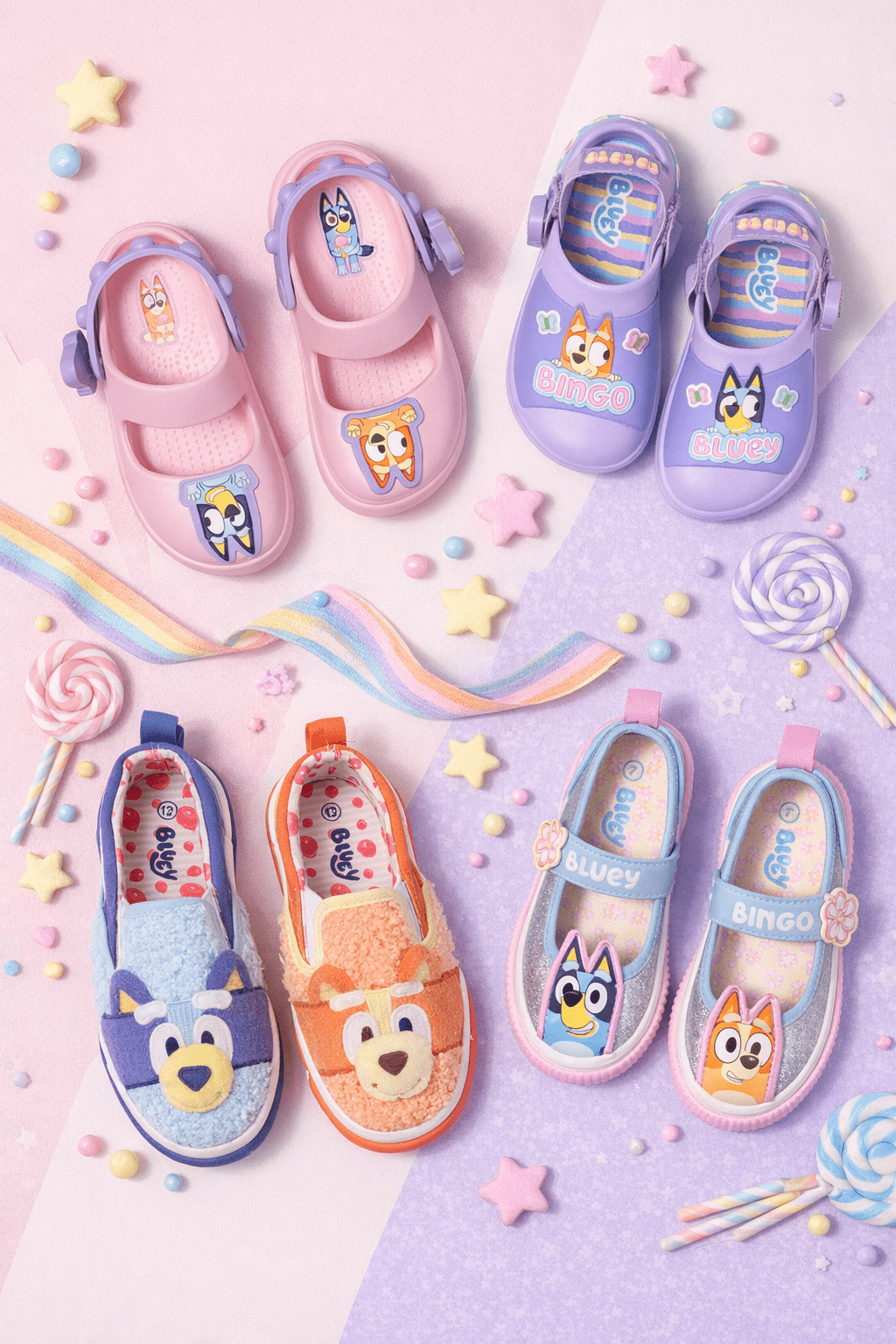 Bluey and Bingo Toddler Girls Mary Jane Sneaker